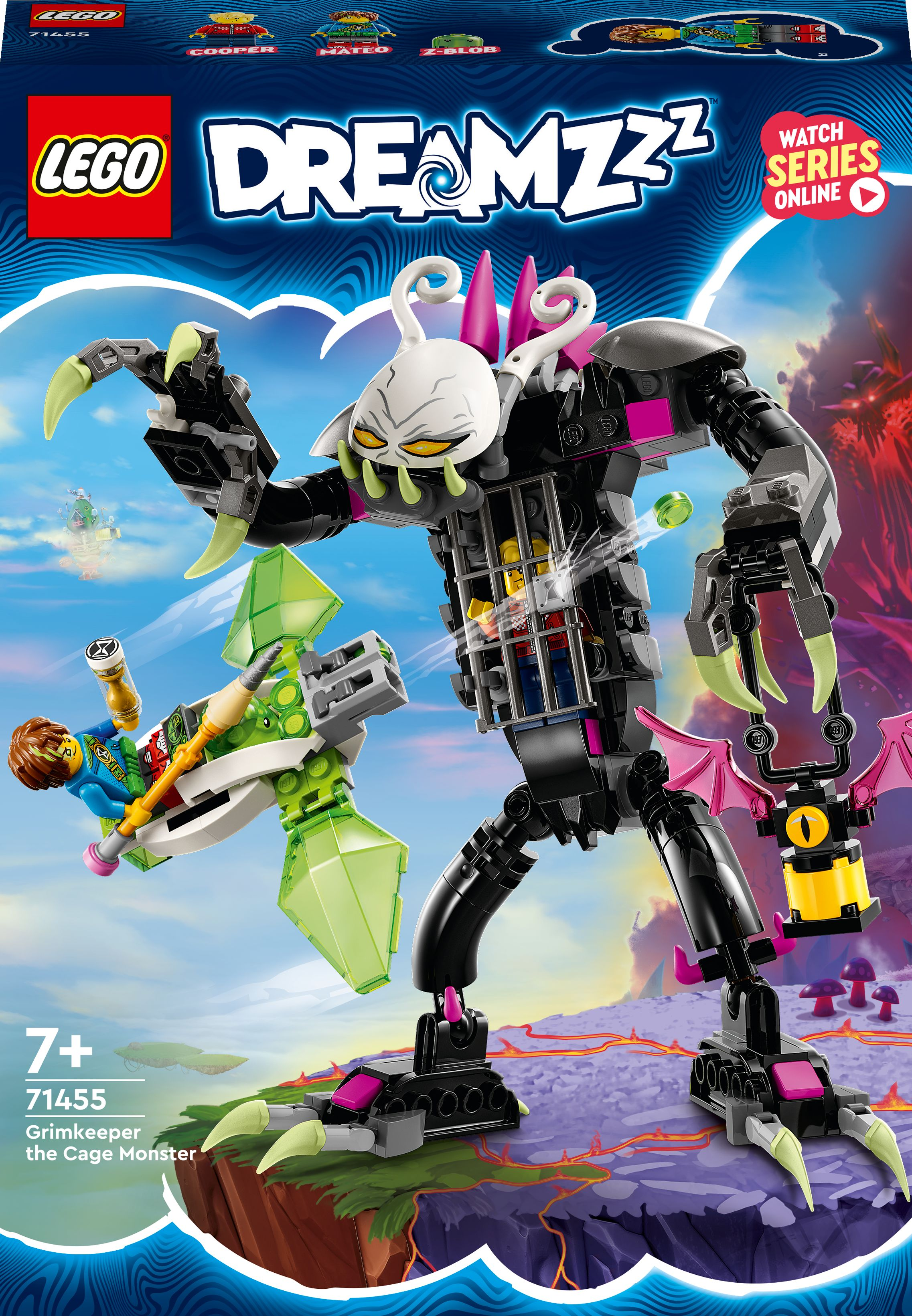 LEGO 71455 Dreamzzz Гримкипер, монстр с клеткой фото 2