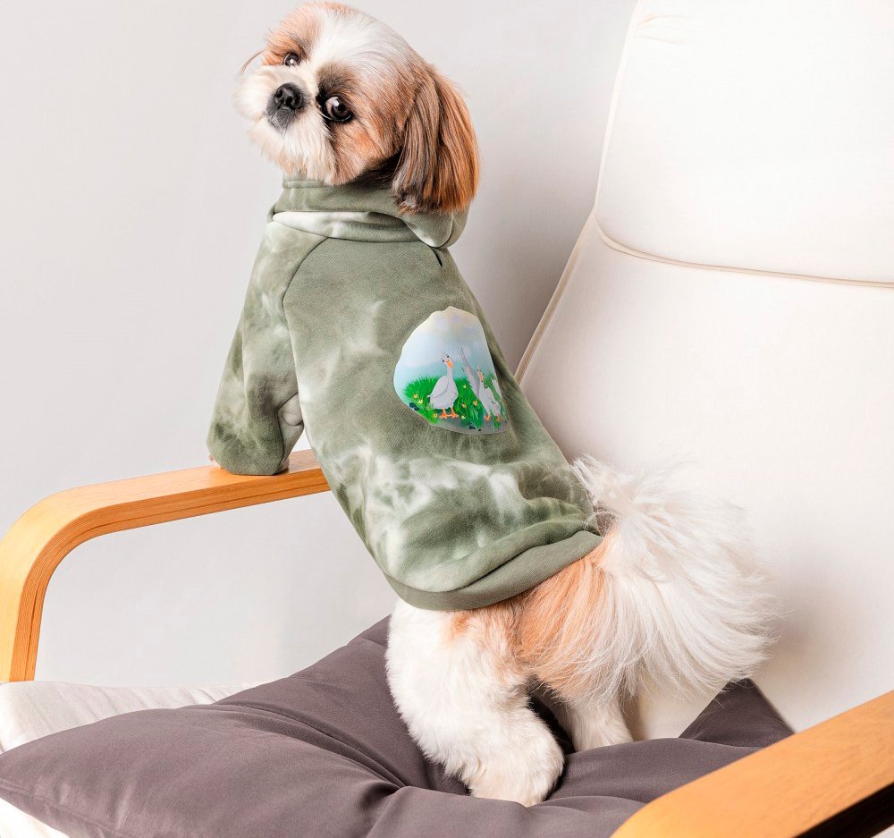 Худі для собак Pet Fashion Gray розмір Sфото5