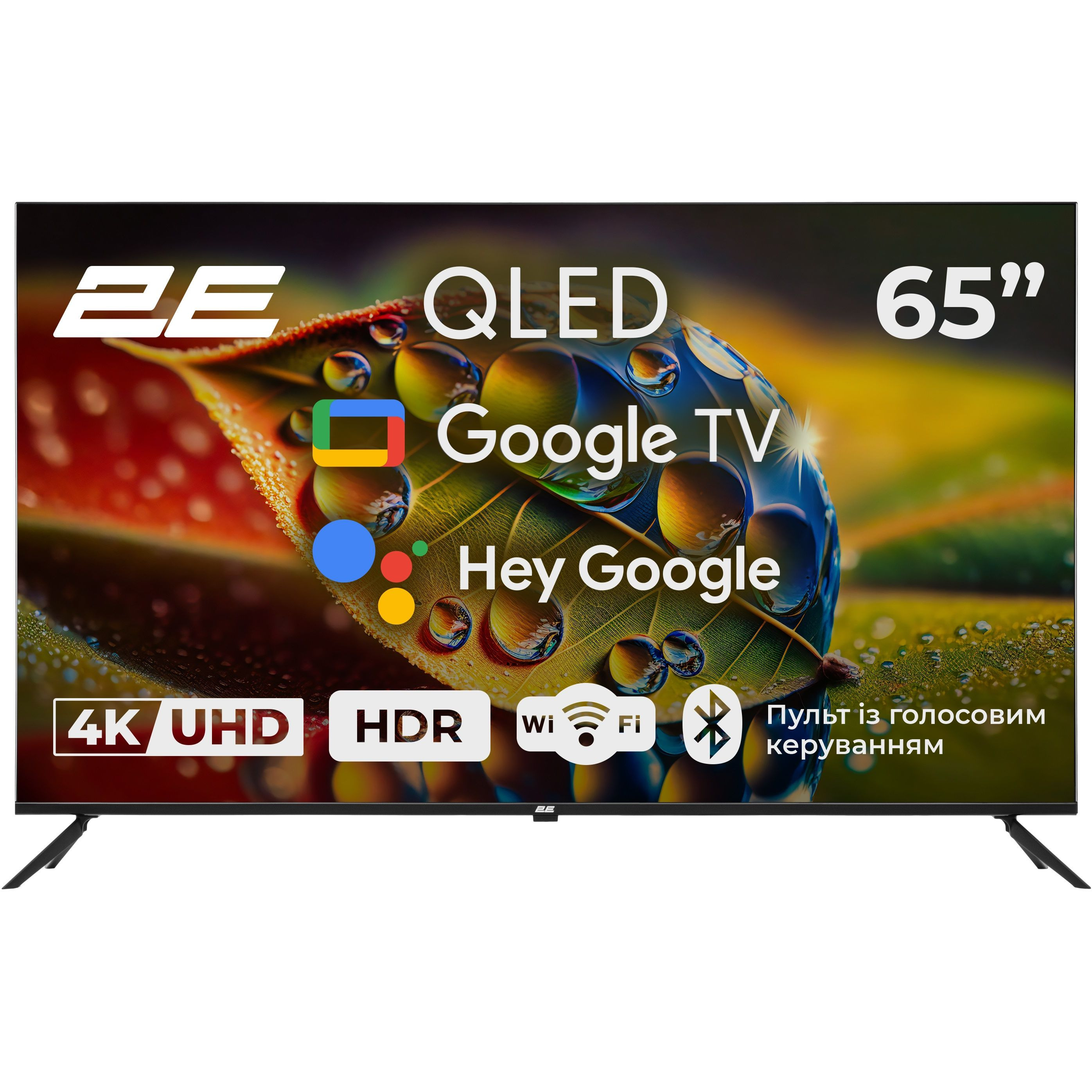 Телевизор 2E QLED 65A77Q Google TV фото 2