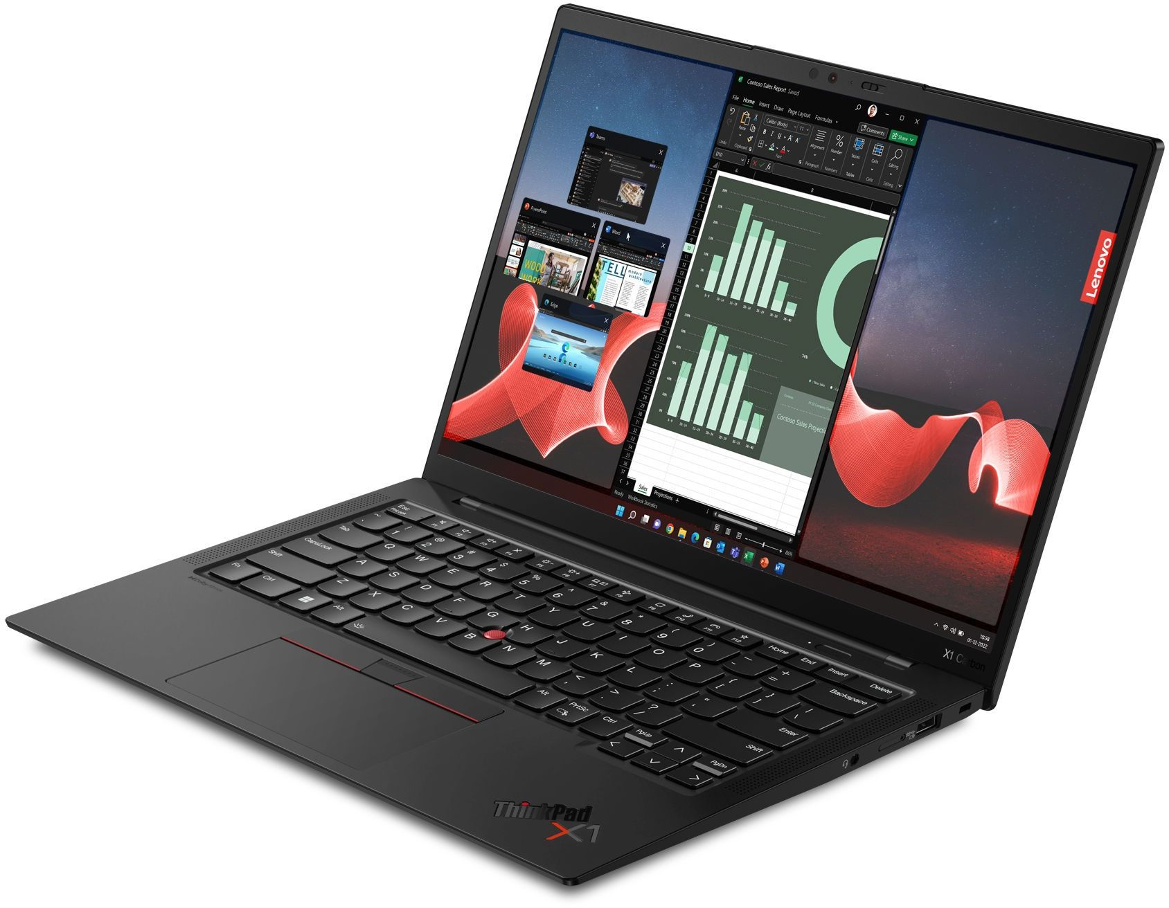 Ноутбук LENOVO ThinkPad X1 Carbon-G11 OLED (21HM0067RA)фото4