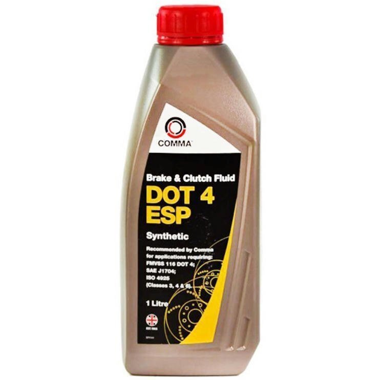 Тормозная жидкость Comma DOT-4 ESP Brake Fluid 1л (BF4ESP1L) фото 3