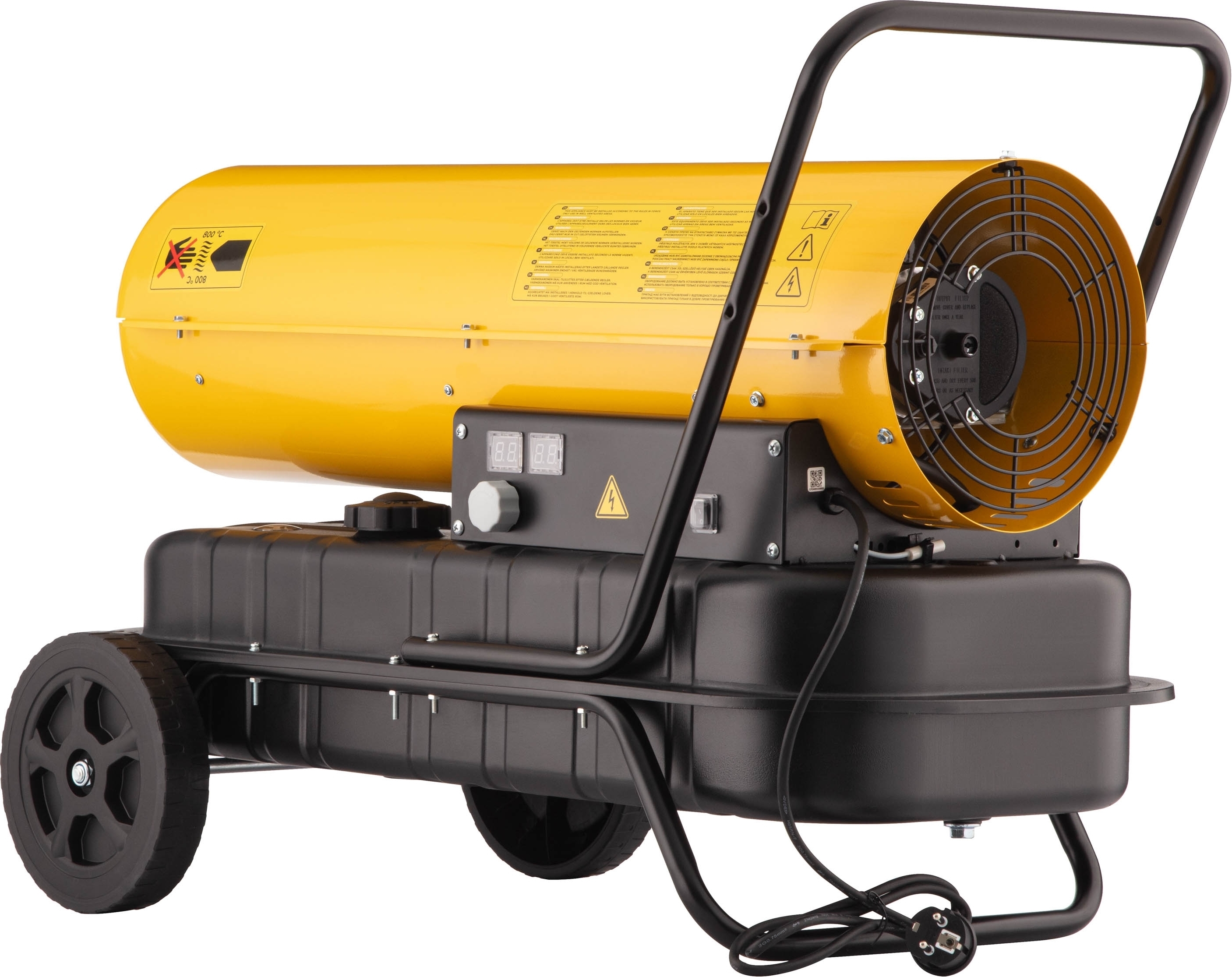 Теплова гармата дизель/гас 2E прямого нагріву 30кВт (2E-DH30750)фото3