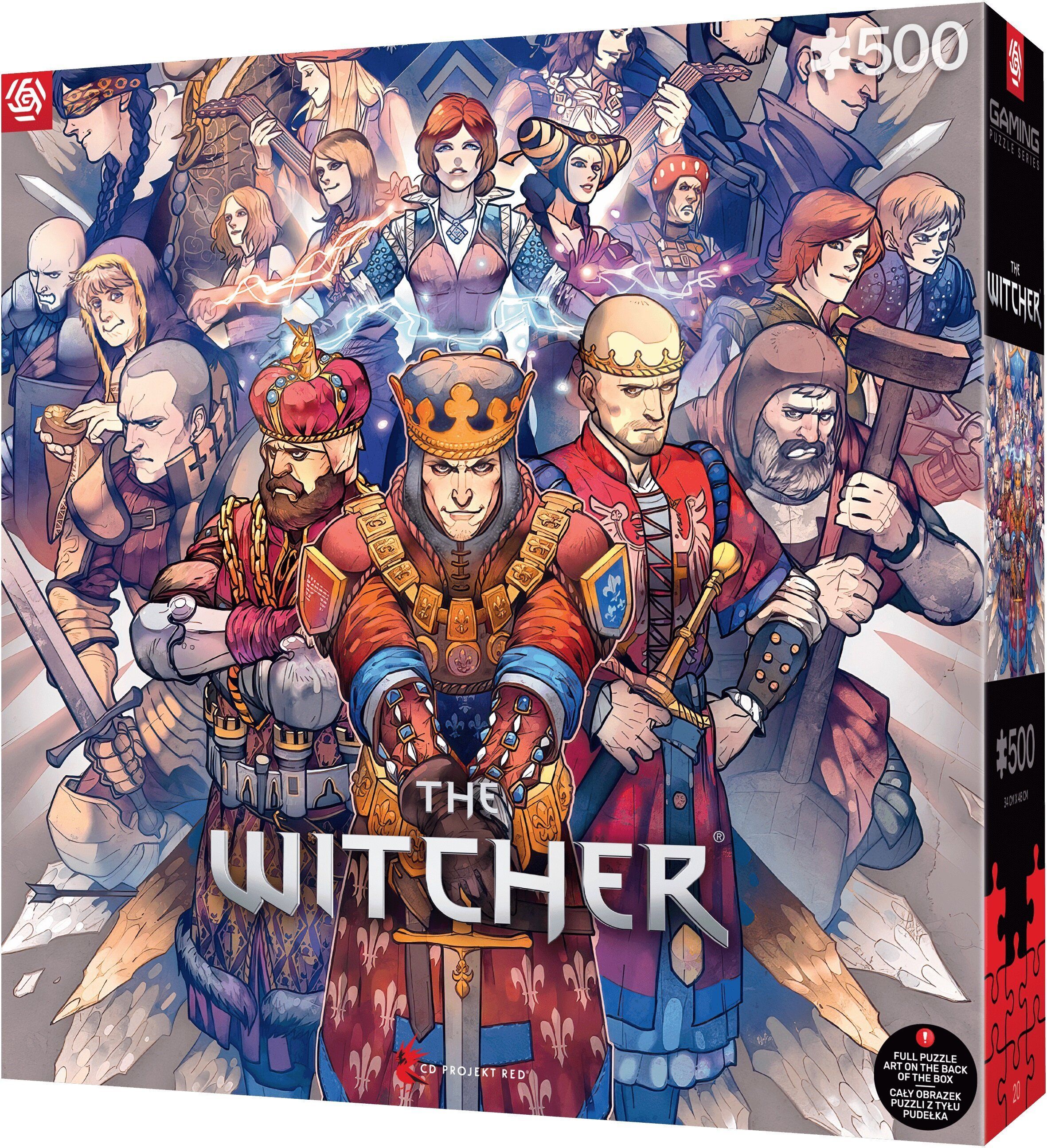 Пазл The Witcher: Northern Realms 500 эл. (5908305246756) фото 3
