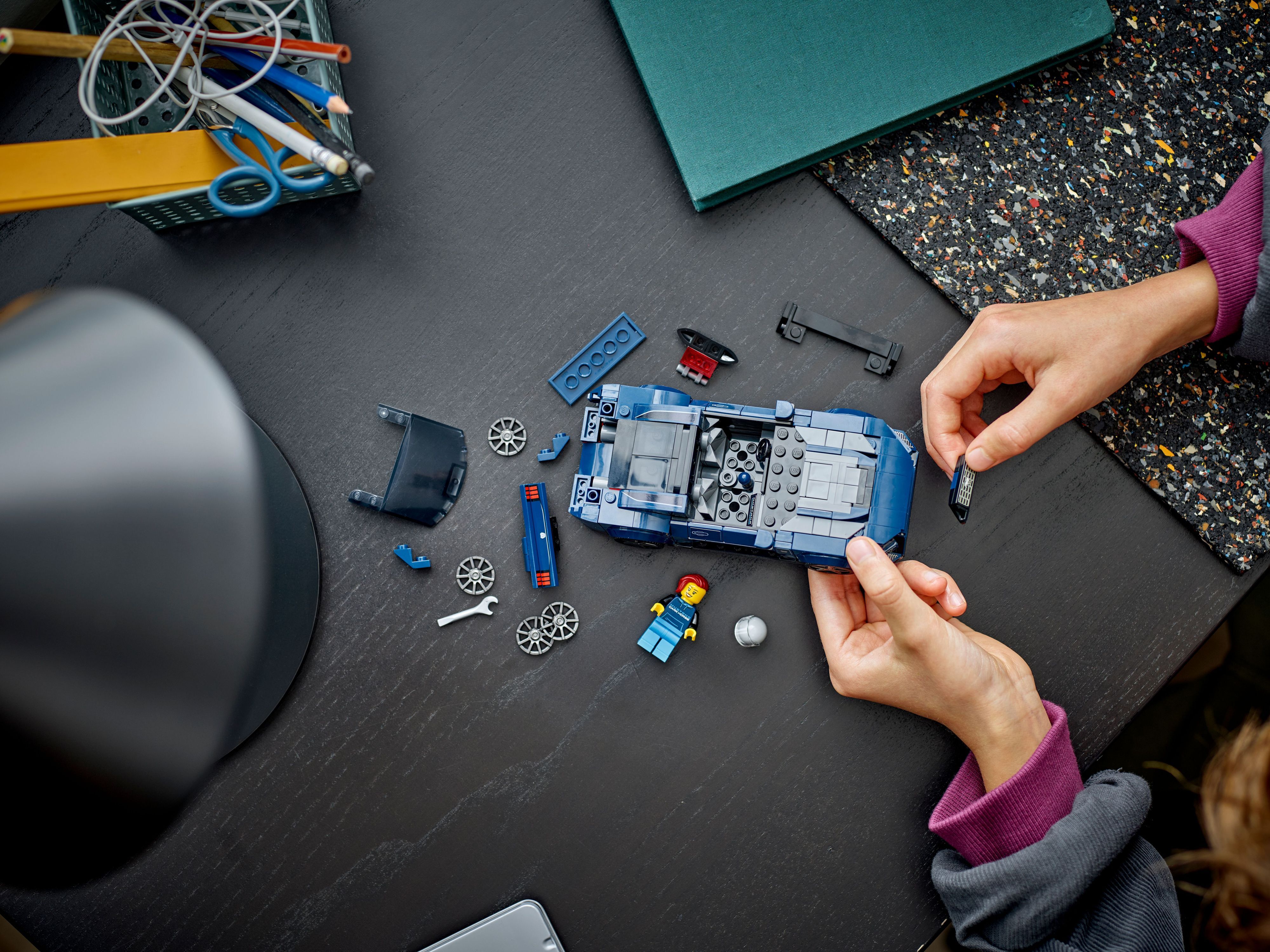 LEGO Speed ​​Champions Спортивный автомобиль Ford Mustang Dark Horse фото 8