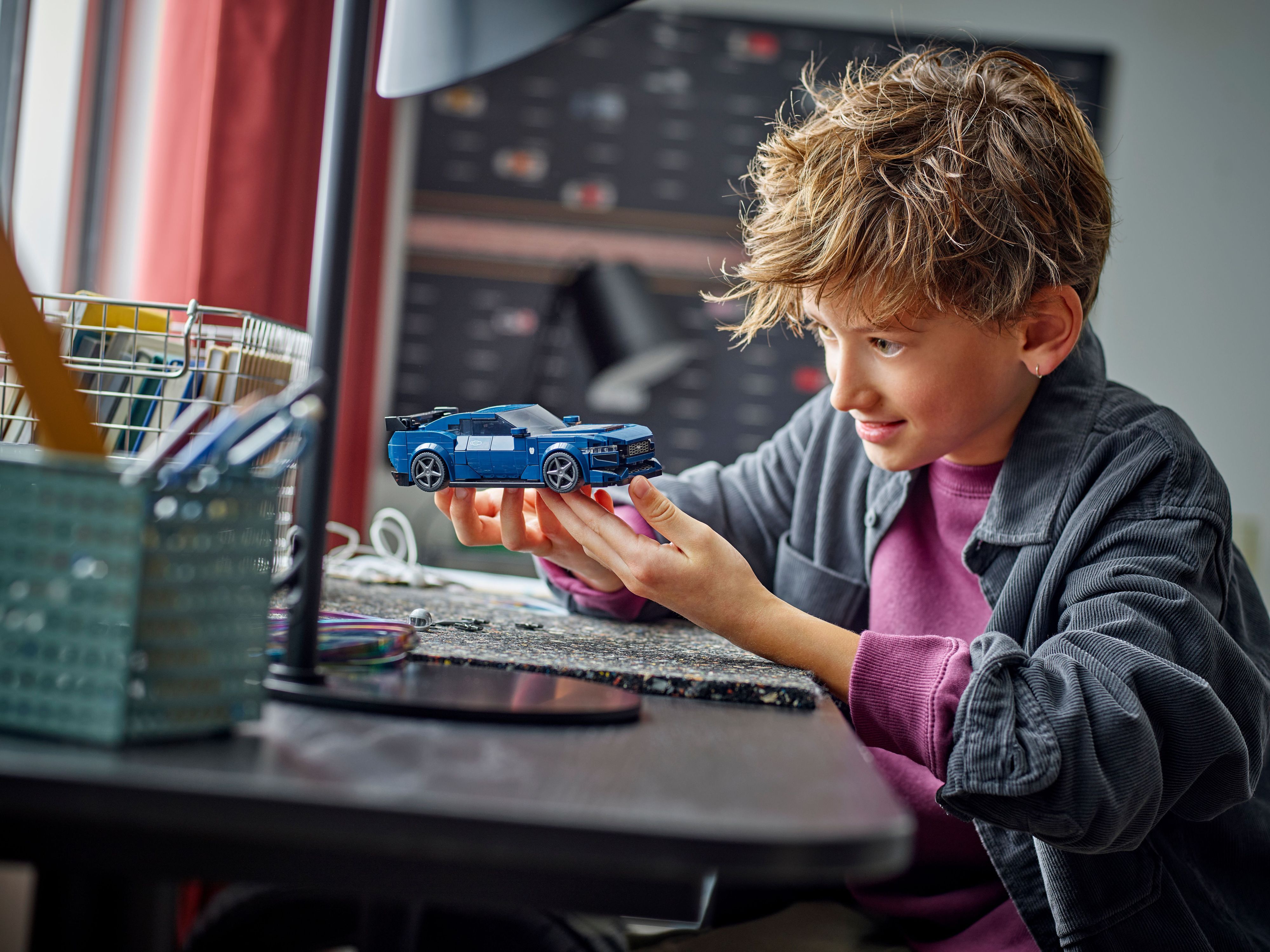 LEGO Speed ​​Champions Спортивный автомобиль Ford Mustang Dark Horse фото 9