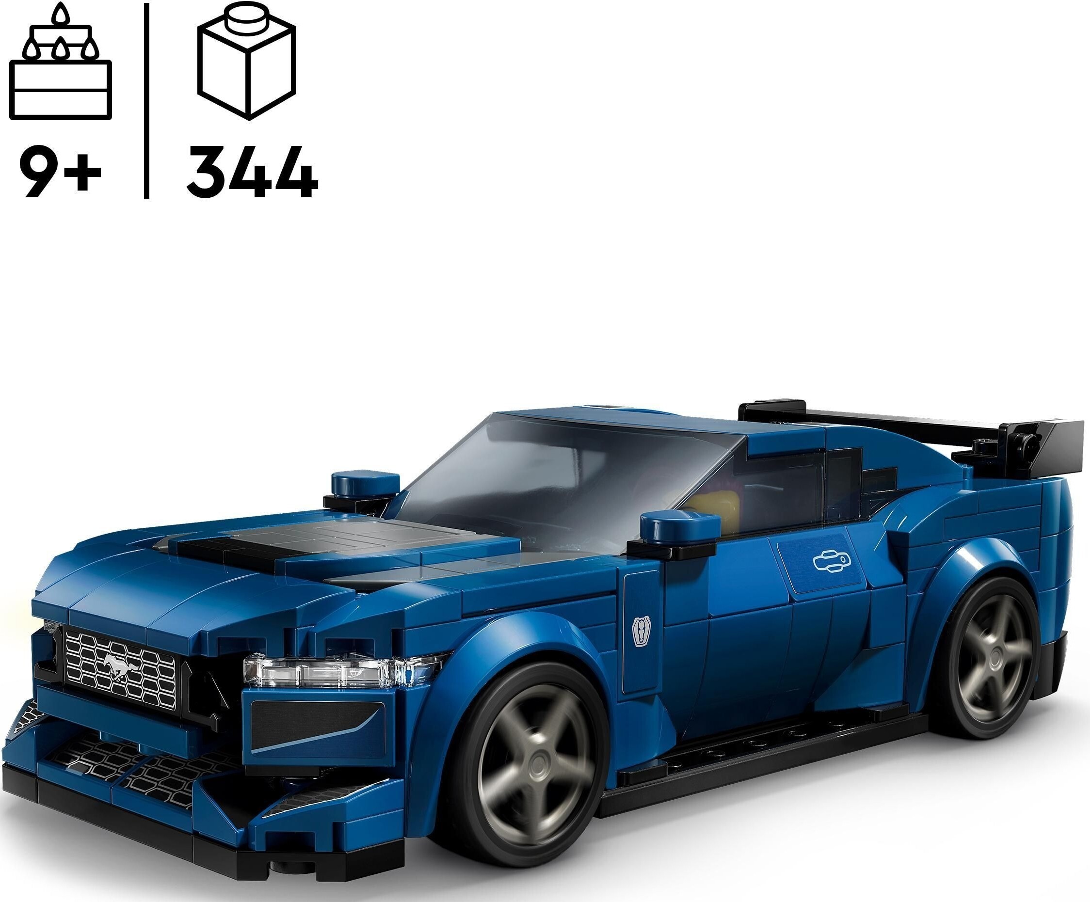 LEGO Speed ​​Champions Спортивный автомобиль Ford Mustang Dark Horse фото 2