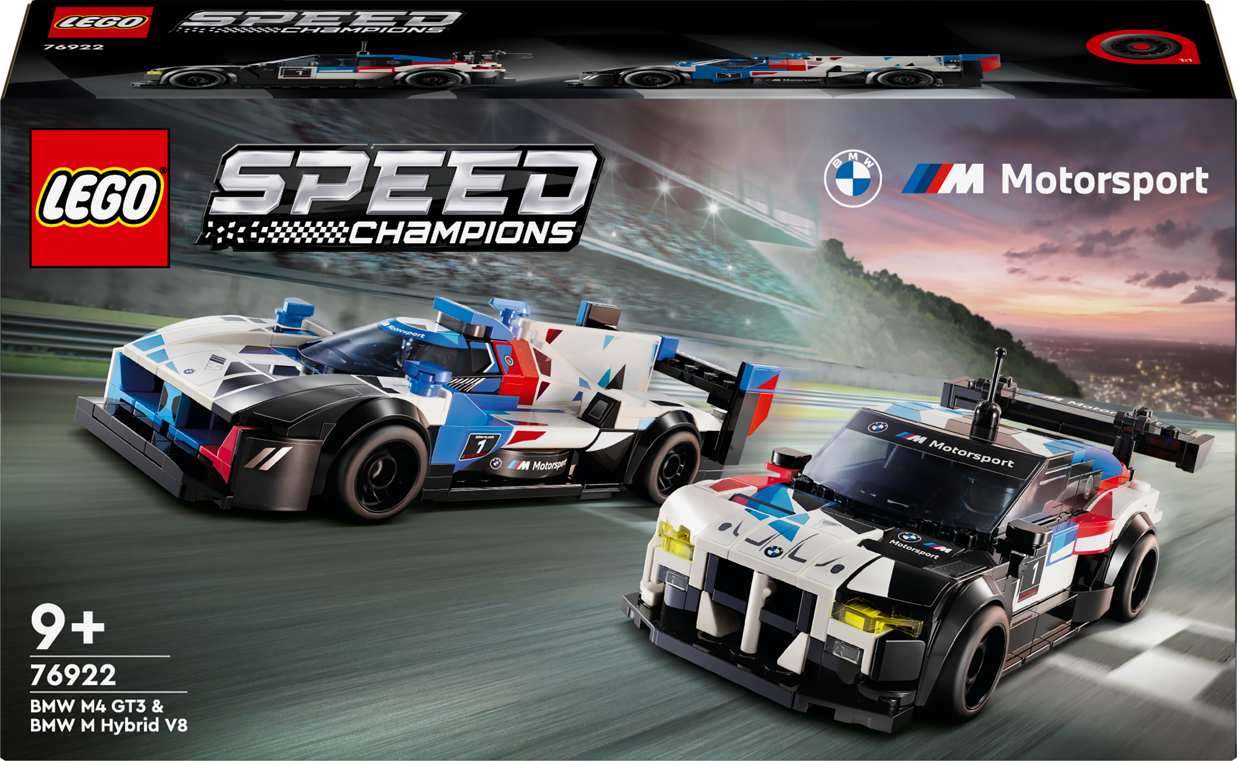 76922 Конструктор LEGO Speed ​​Champions Автомобили для гонки BMW M4 GT3 и BMW M Hybrid V8 фото 2