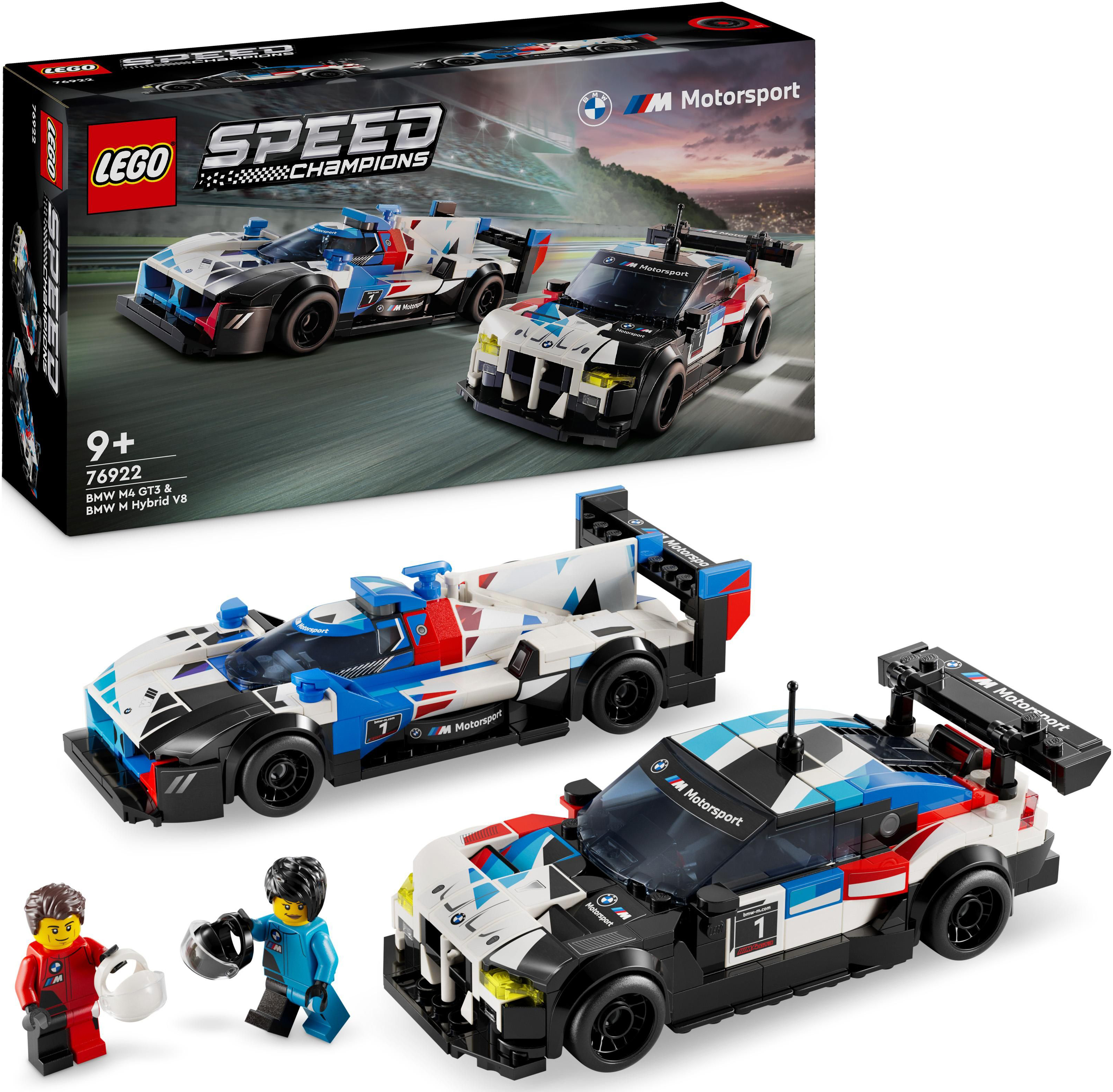 76922 Конструктор LEGO Speed ​​Champions Автомобілі для гонки BMW M4 GT3 та BMW M Hybrid V8фото15