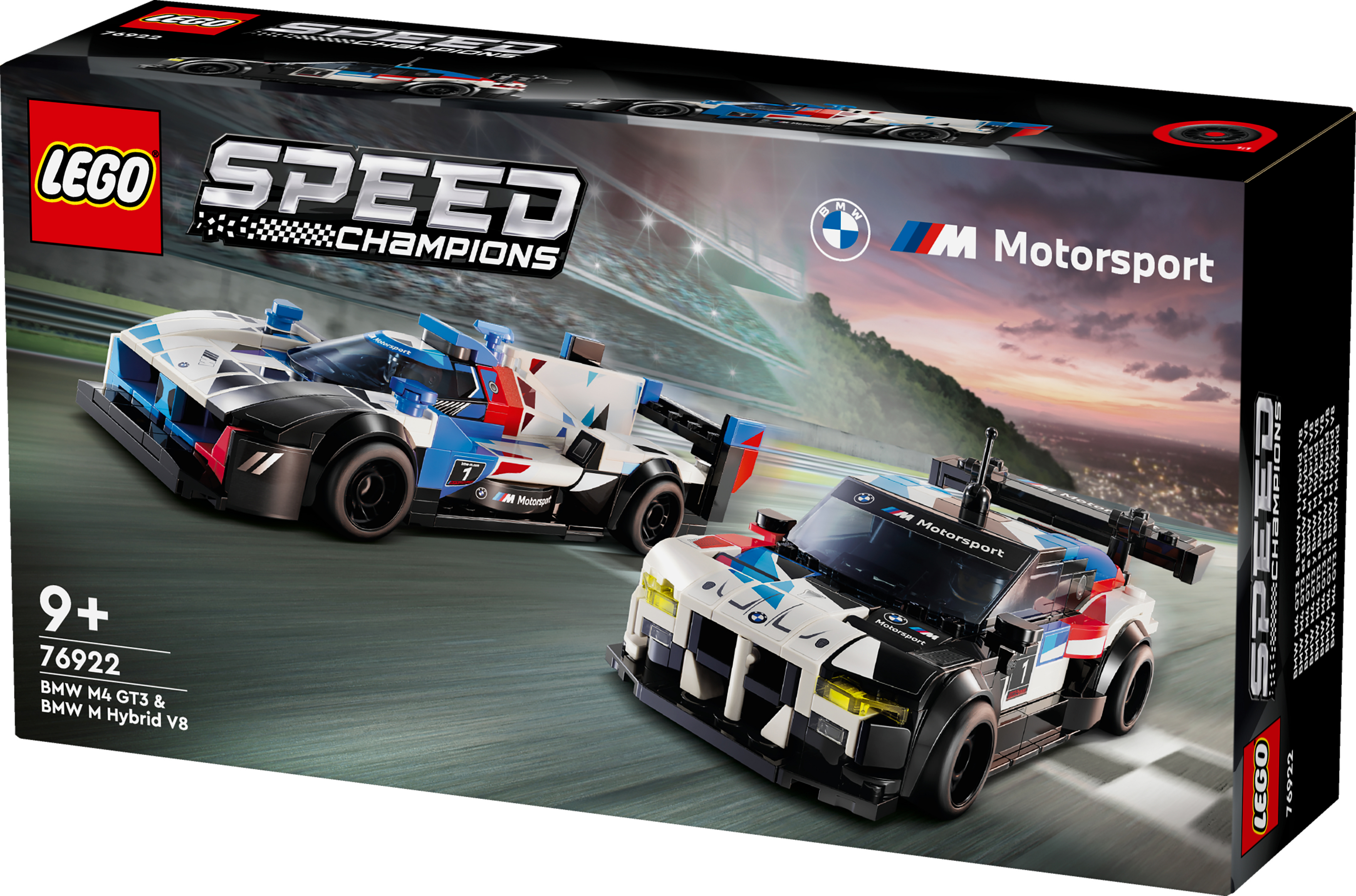 76922 Конструктор LEGO Speed ​​Champions Автомобили для гонки BMW M4 GT3 и BMW M Hybrid V8 фото 3