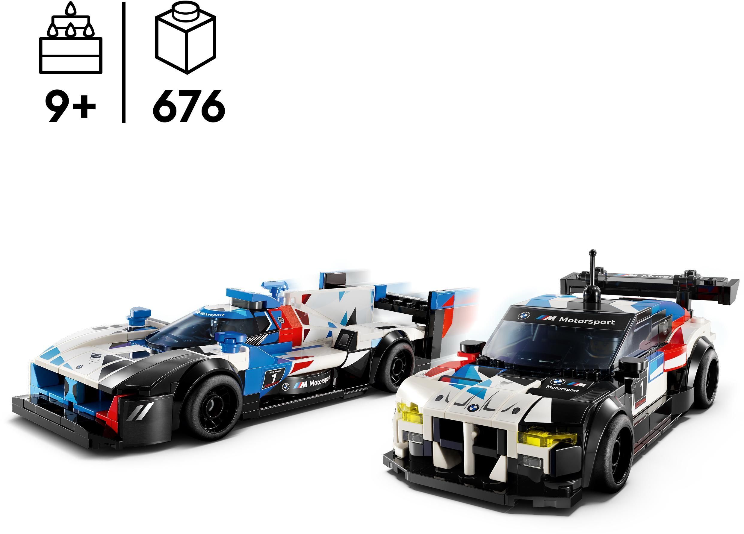 LEGO 76922 Speed Champions Автомобілі для гонок BMW M4 GT3 та BMW M Hybrid V8фото2
