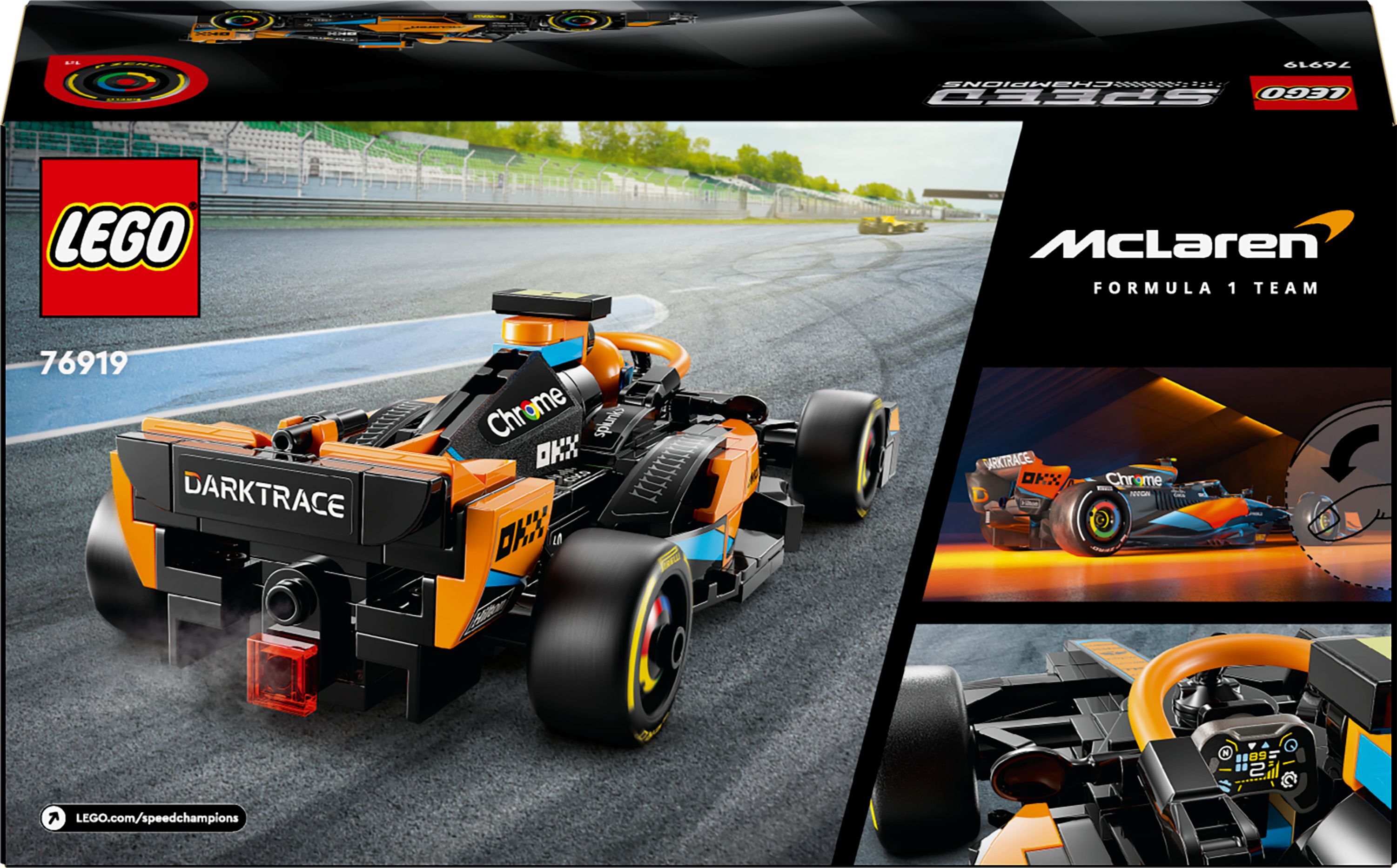 LEGO 76919 Speed Champions Автомобиль для гонок 2023 McLaren Formula 1 фото 13
