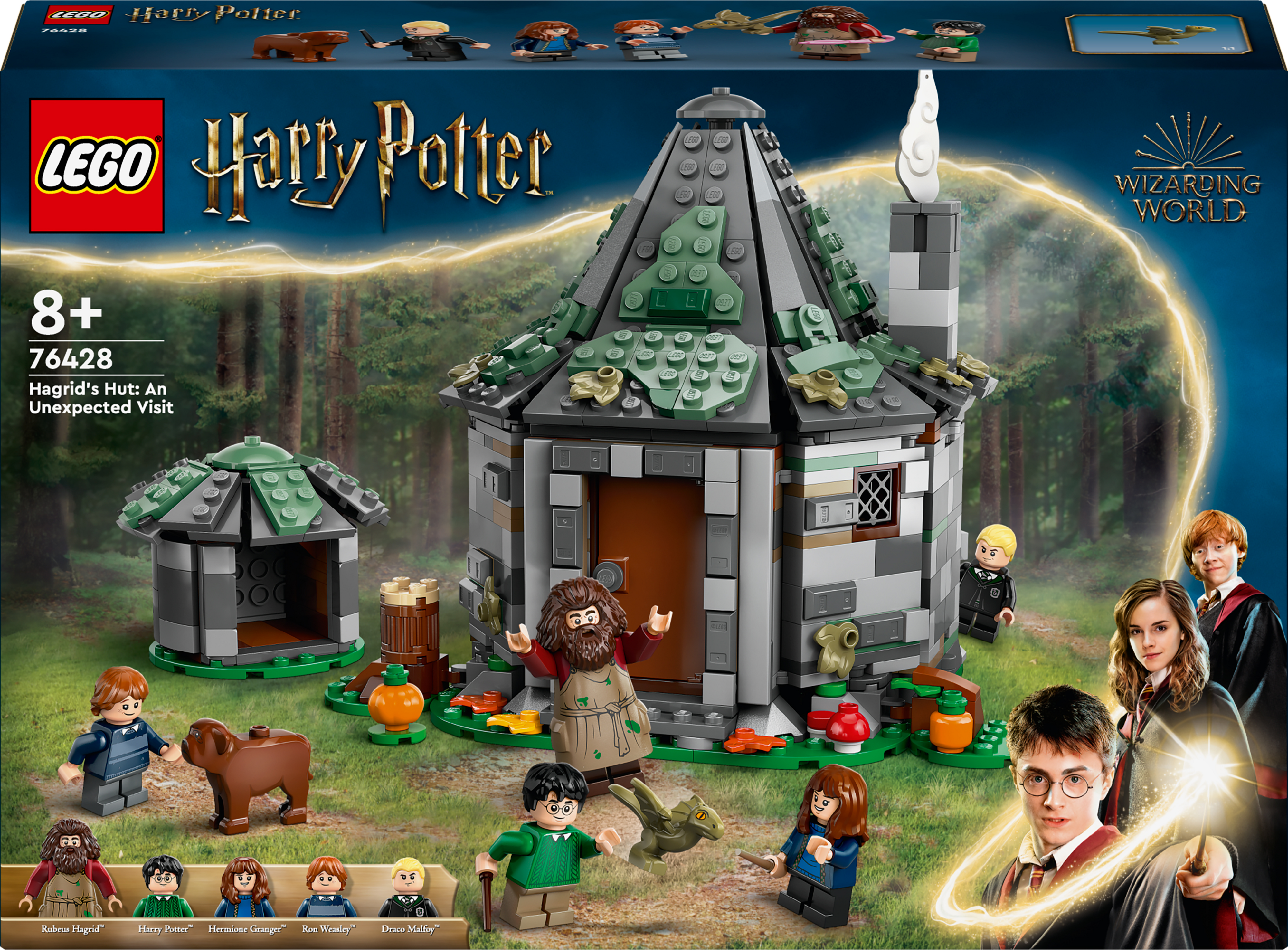Конструктор LEGO Harry Potter Хата Хагріда: Несподівані гостіфото2