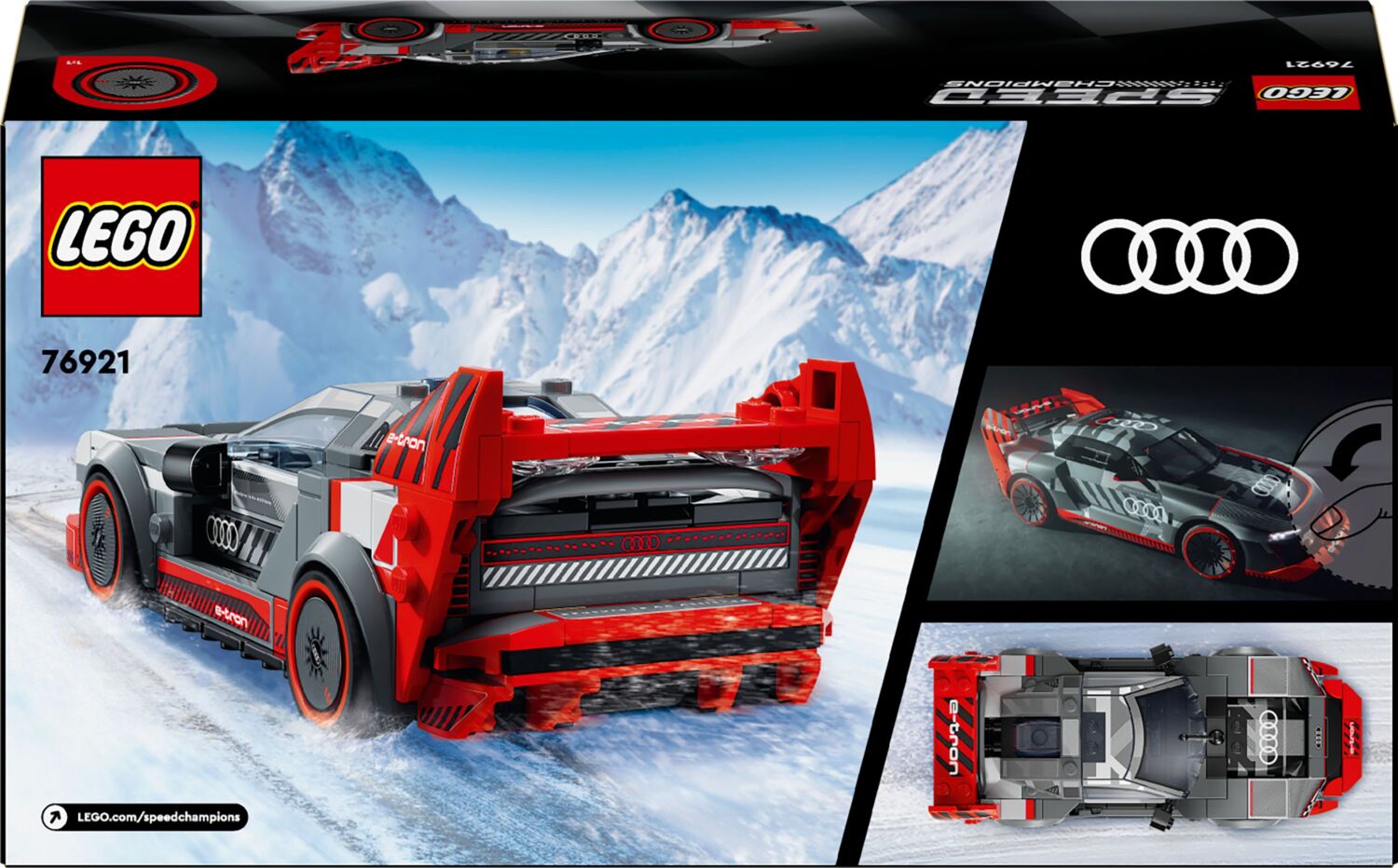 LEGO 76921 Speed Champions Автомобіль для перегонів Audi S1 e-tron quattroфото