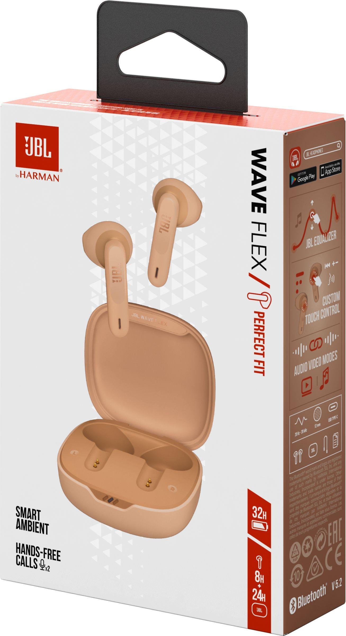 Навушники JBL Wave Flex Beige (JBLWFLEXBEG)фото12