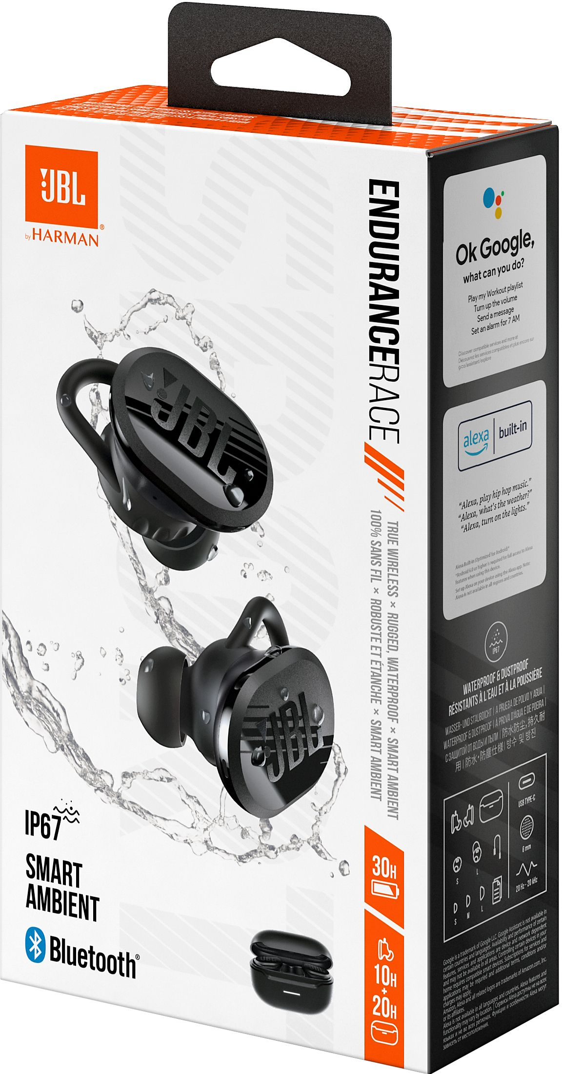 Наушники JBL Endurance Race Black (JBLENDURACEBLK) фото 12