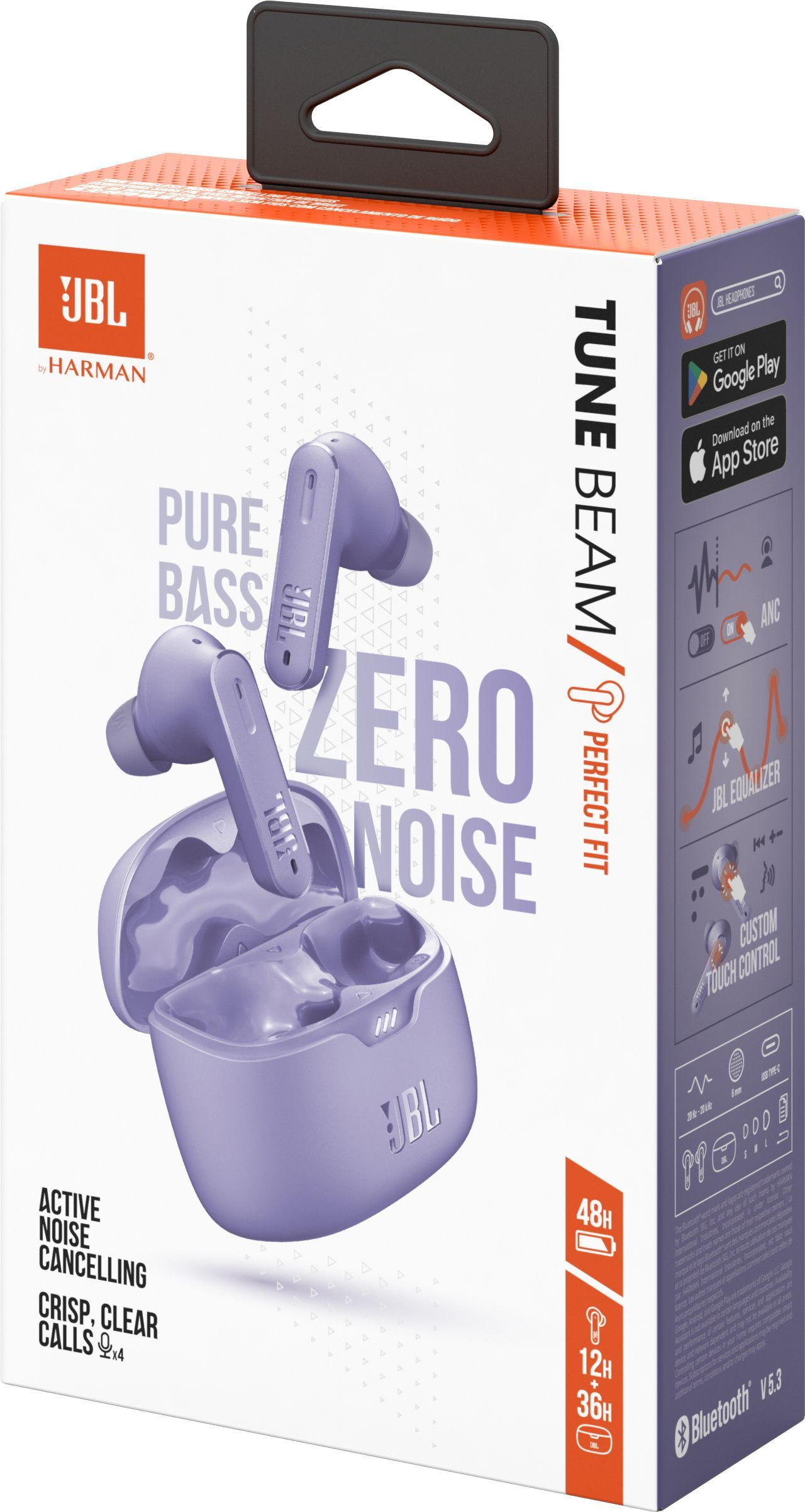 Навушники JBL Tune Beam Purple (JBLTBEAMPUR)фото11