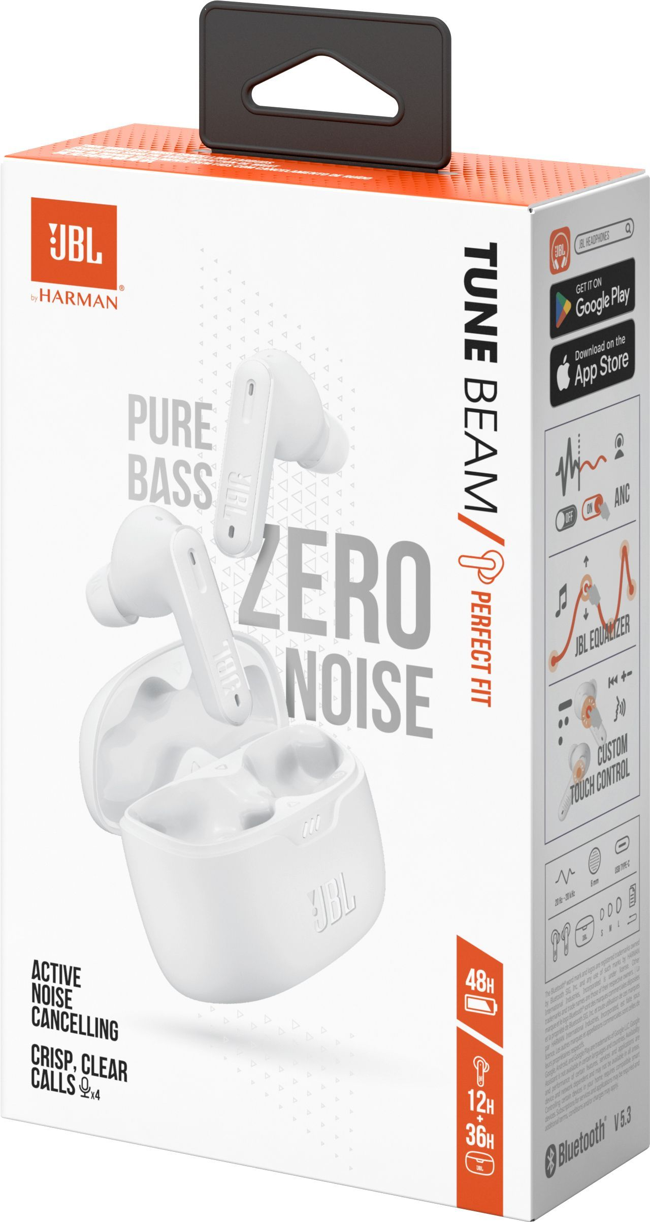 Наушники JBL Tune Beam White(JBLTBEAMWHT) фото 12