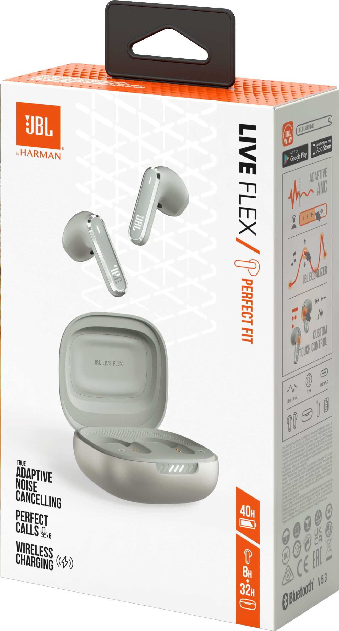 Наушники JBL Live Flex Silver (JBLLIVEFLEXSVR) фото 12