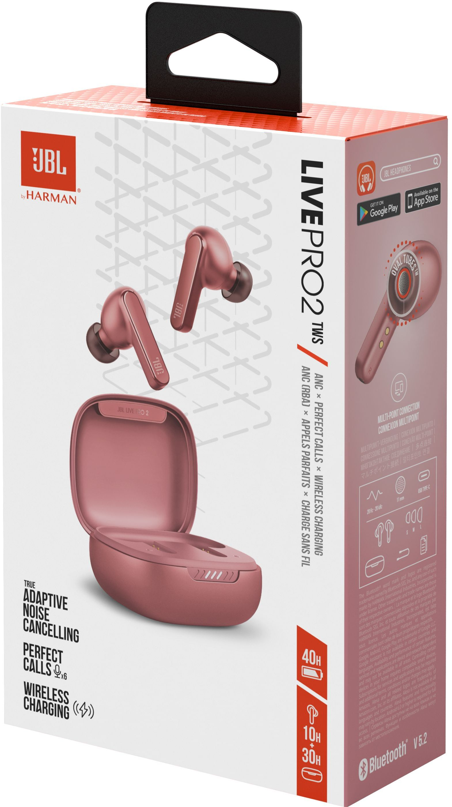 Навушники JBL Live Pro 2 Rose (JBLLIVEPRO2TWSROS)фото12