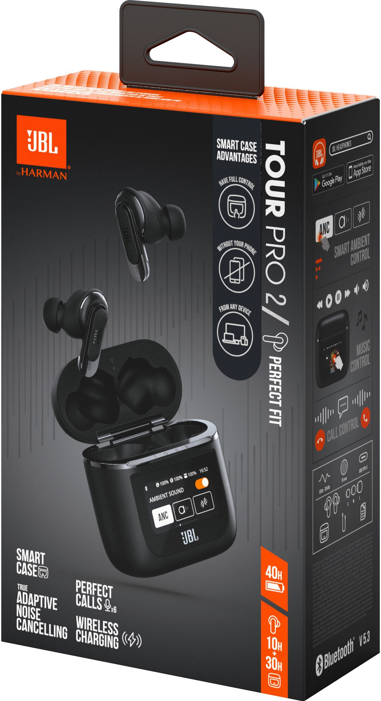 Навушники JBL Tour Pro 2 Black (JBLTOURPRO2BLK)фото13