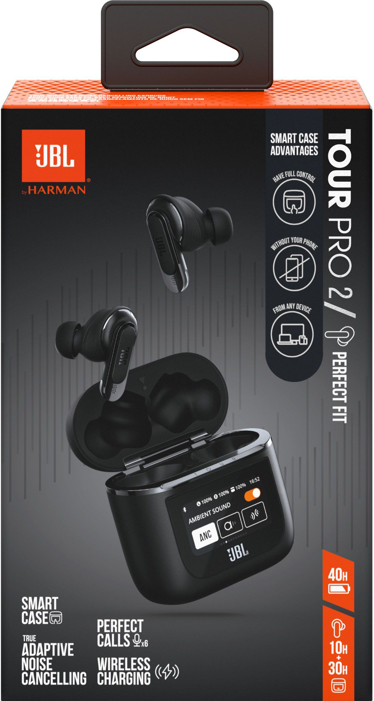 Навушники JBL Tour Pro 2 Black (JBLTOURPRO2BLK)фото12