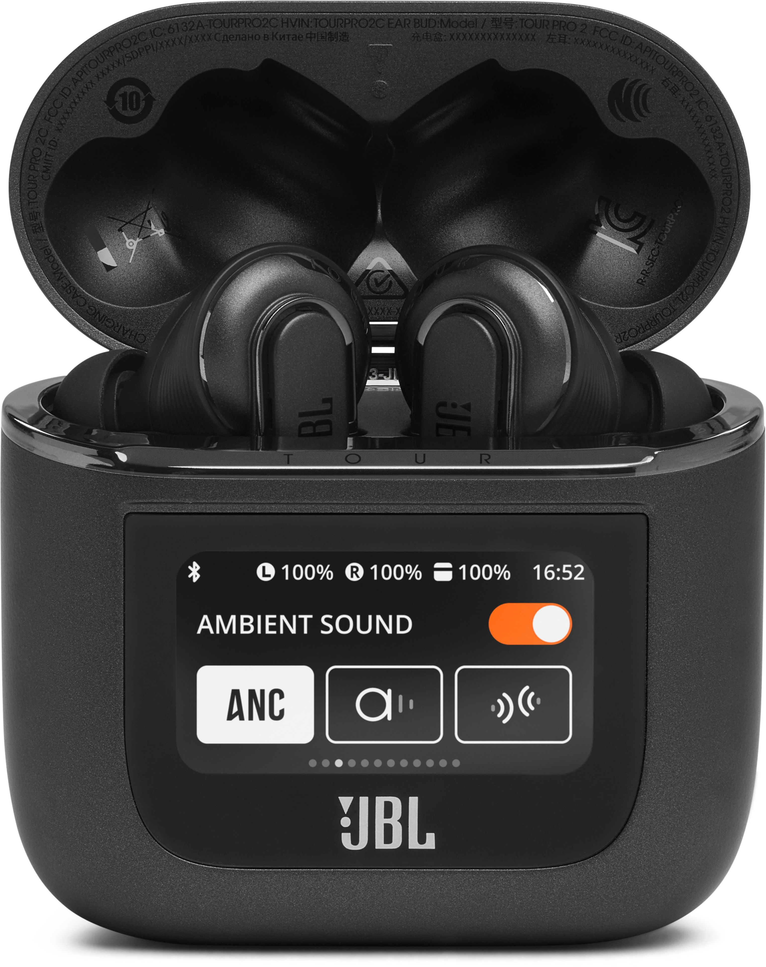 Навушники JBL Tour Pro 2 Black (JBLTOURPRO2BLK)фото5