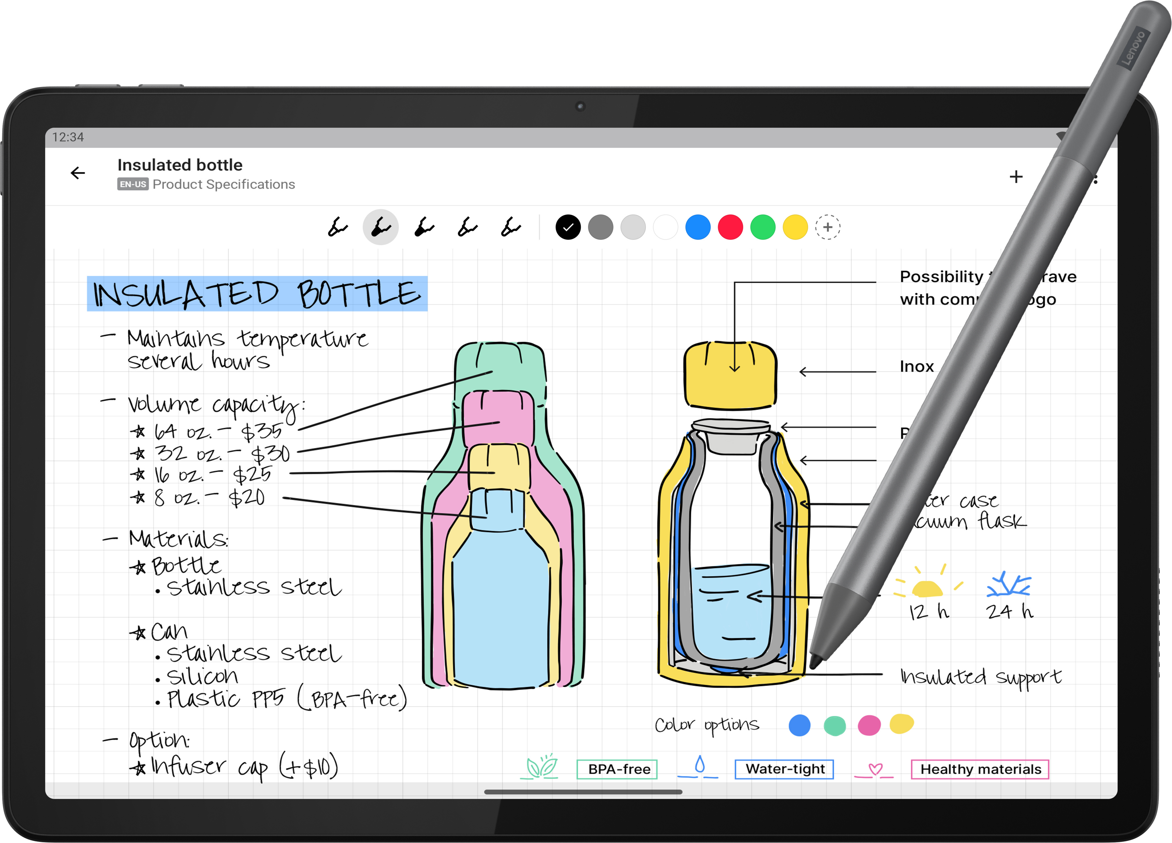 Планшет Lenovo Tab M11 LTE 8/128Gb Luna Grey + Pen (2024)фото14