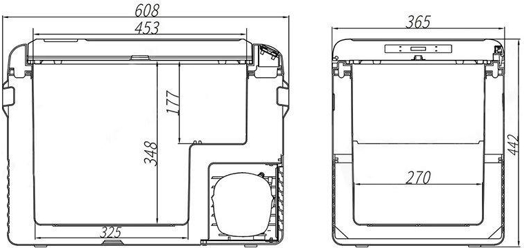 Холодильник автомобільний Brevia 40л (22520)фото10