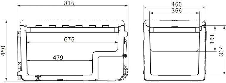 Холодильник автомобільний Brevia 75л (22820)фото12