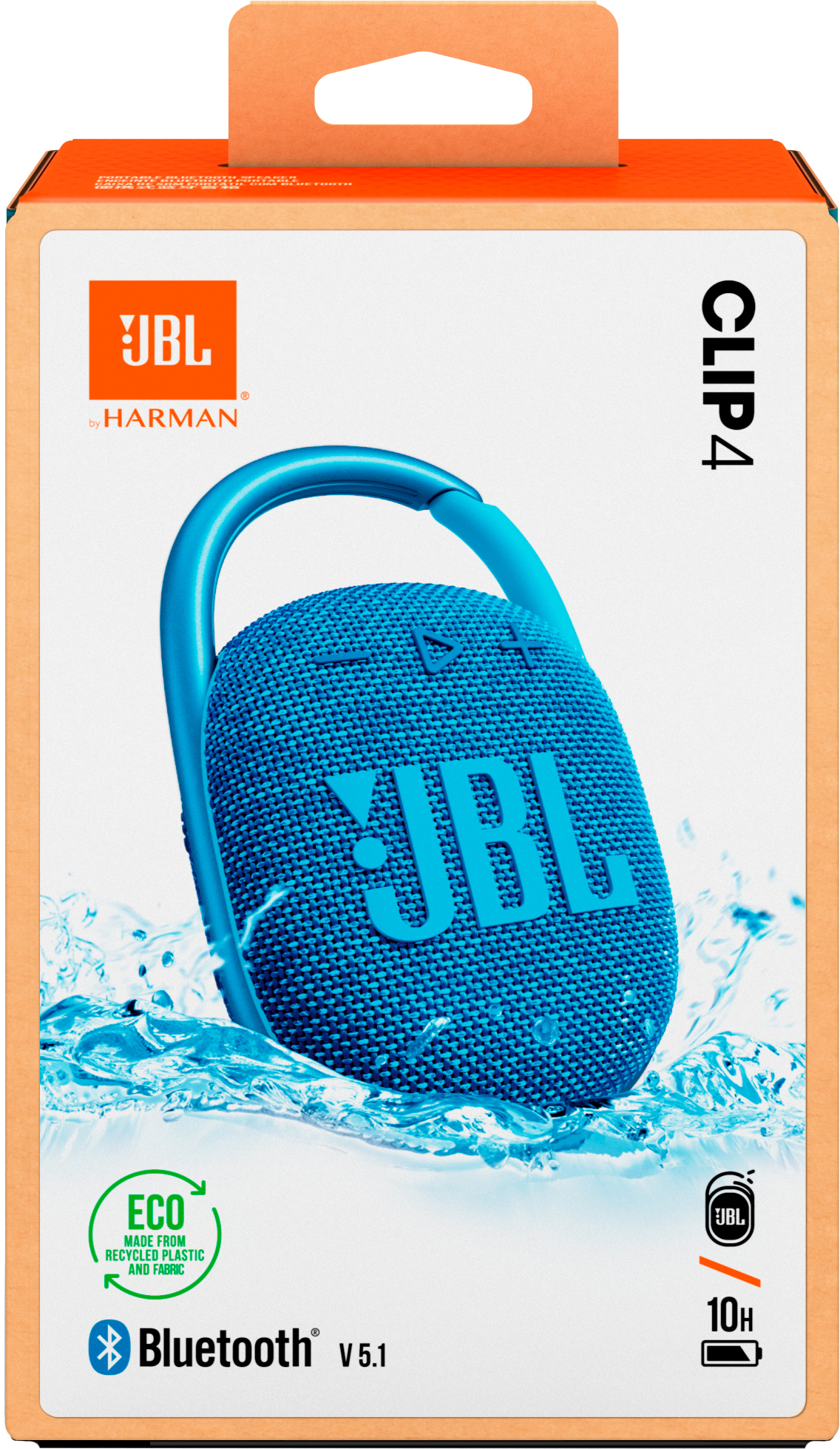 Портативна акустика JBL Clip 4 Eco Blue (JBLCLIP4ECOBLU)фото10