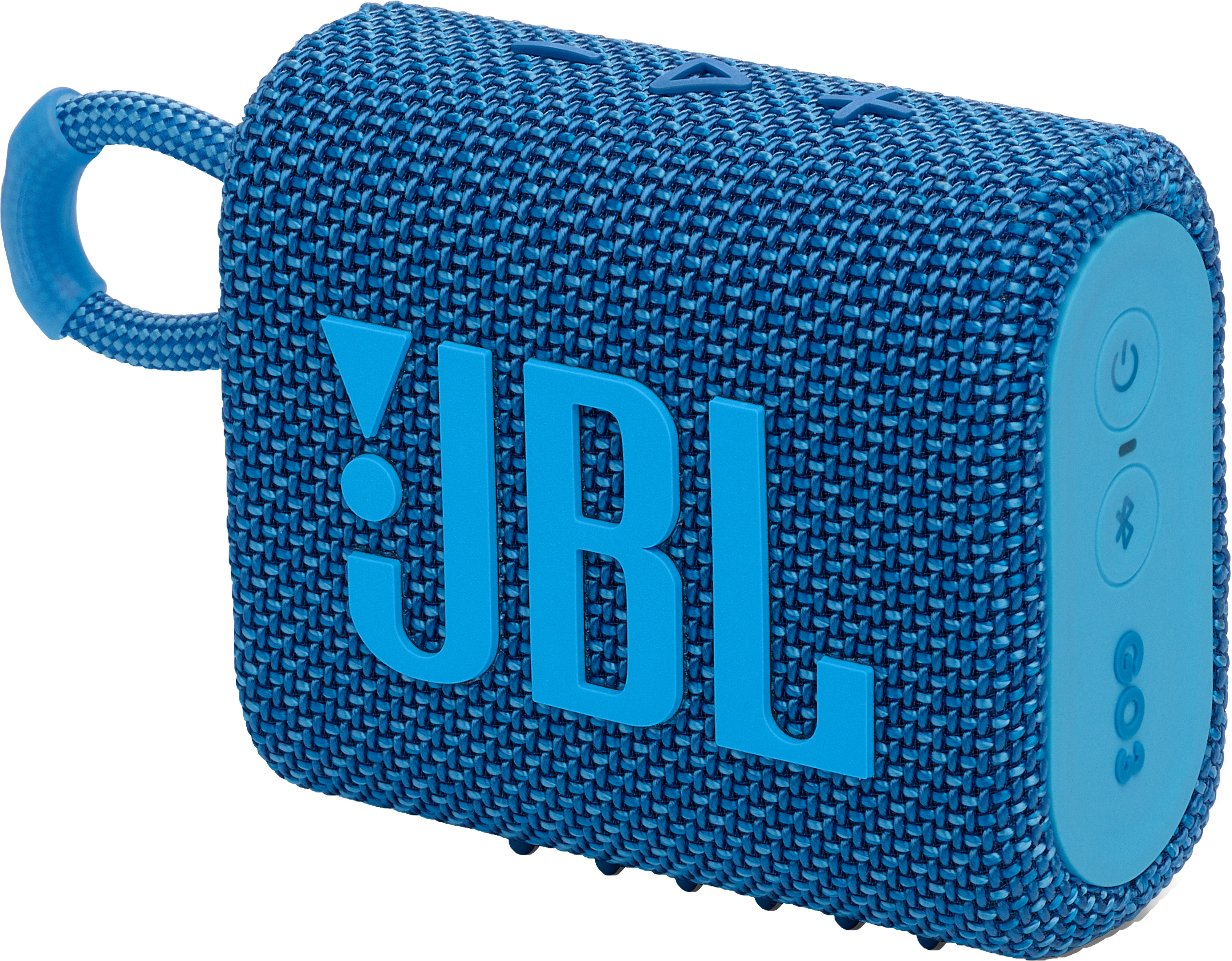 Портативная акустика JBL GO 3 Eco Blue (JBLGO3ECOBLU) фото 3