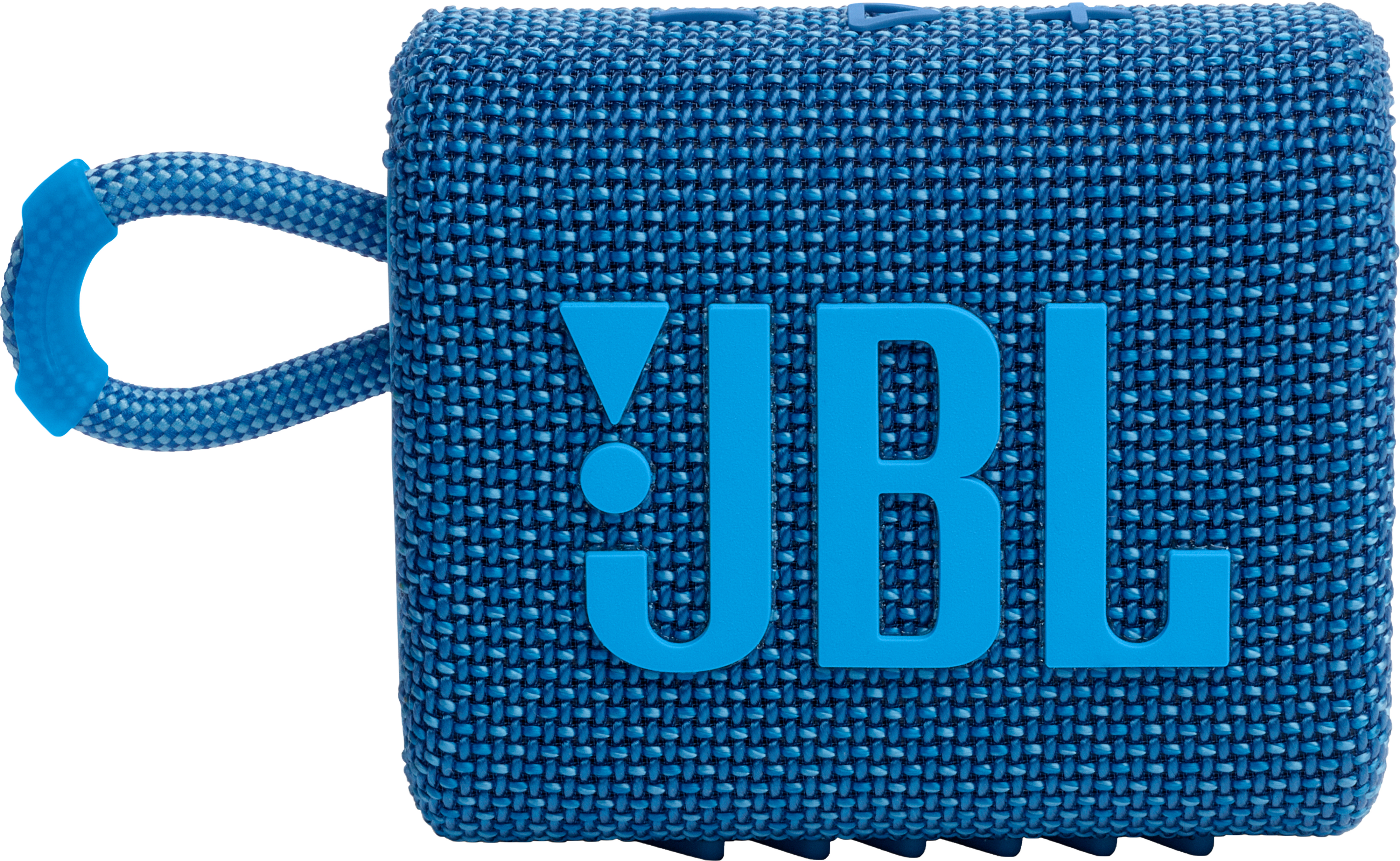 Портативная акустика JBL GO 3 Eco Blue (JBLGO3ECOBLU) фото 2