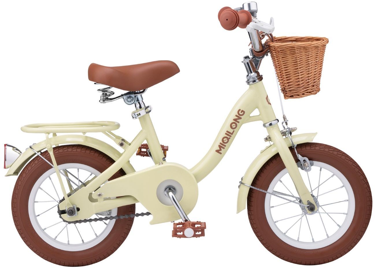 Дитячий велосипед Miqilong LS 12" бежевийфото2