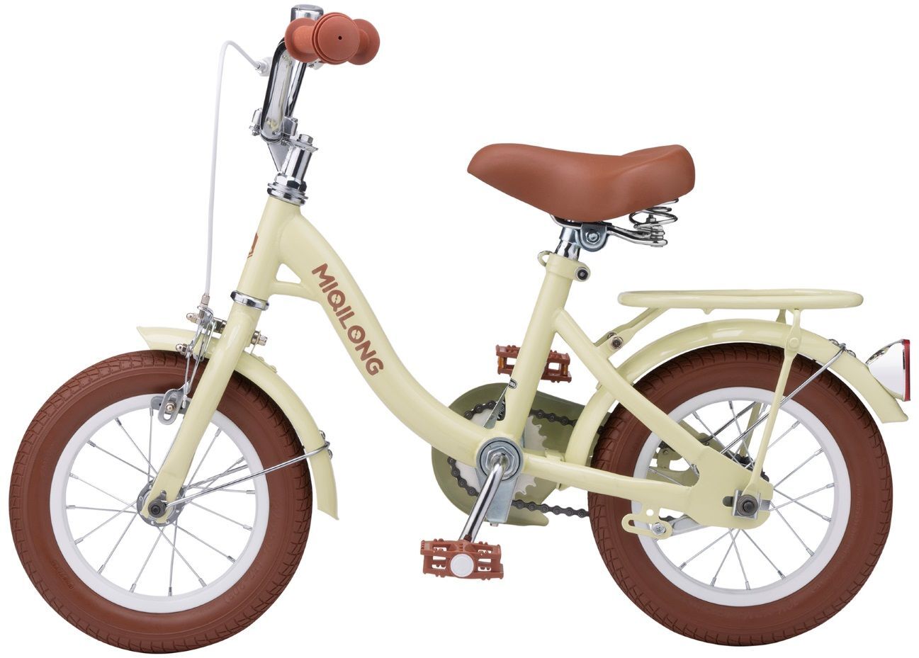 Дитячий велосипед Miqilong LS 12" бежевийфото5