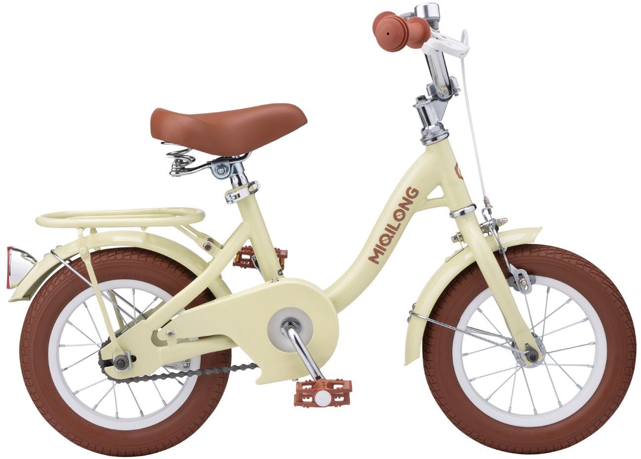 Дитячий велосипед Miqilong LS 12" бежевийфото4