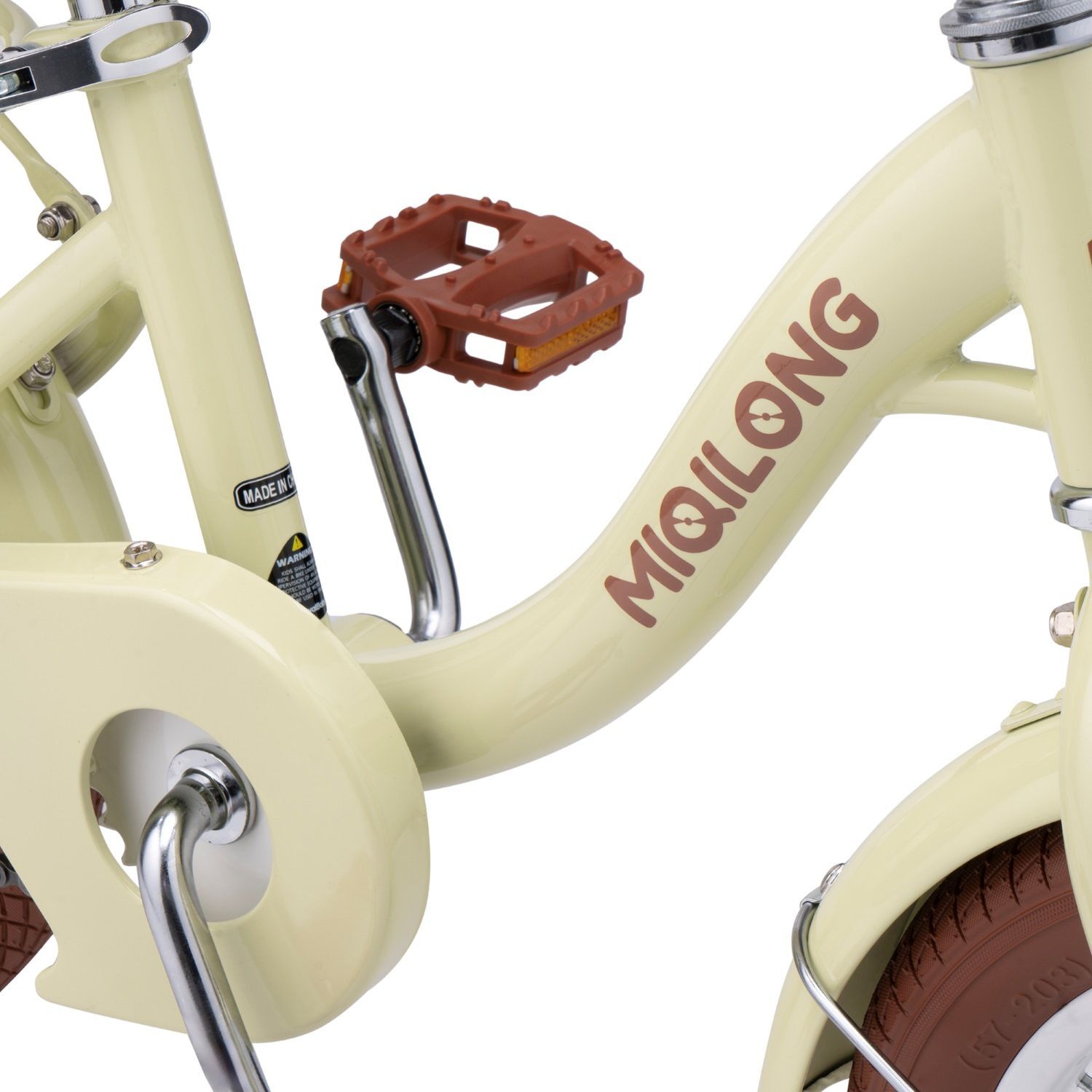 Дитячий велосипед Miqilong LS 12" бежевийфото11