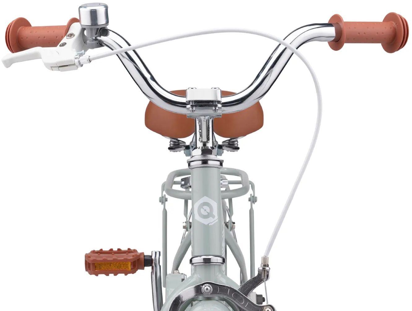 Детский велосипед Miqilong LS 12" оливковый фото 8