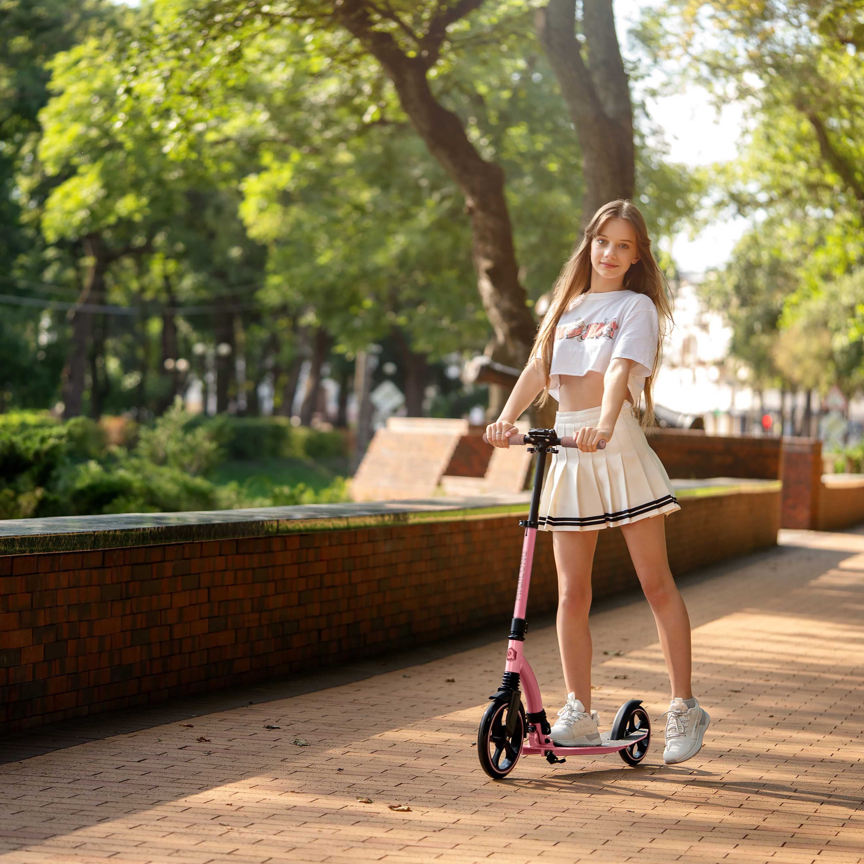 Самокат Miqilong Beagle рожевий (BEAGLE-200-PINK)фото18