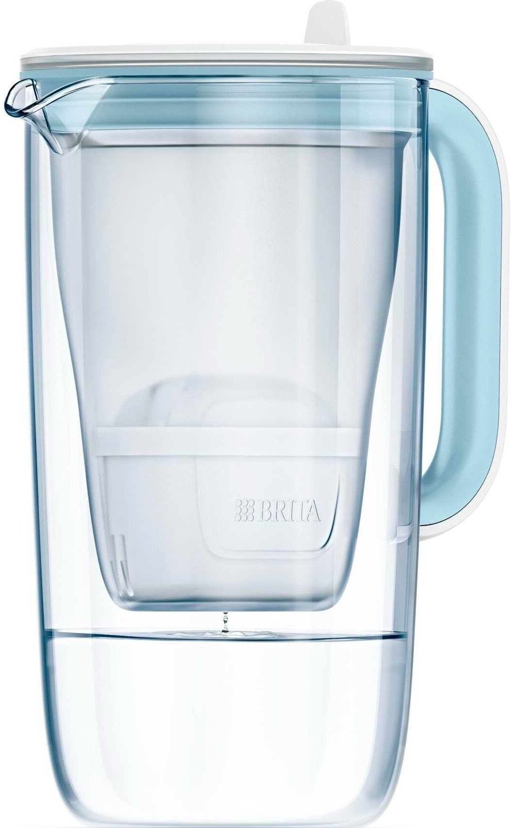 Фільтр-глечик Brita Glass Jug One, скляний, 2.5л, синій (1050452)фото3