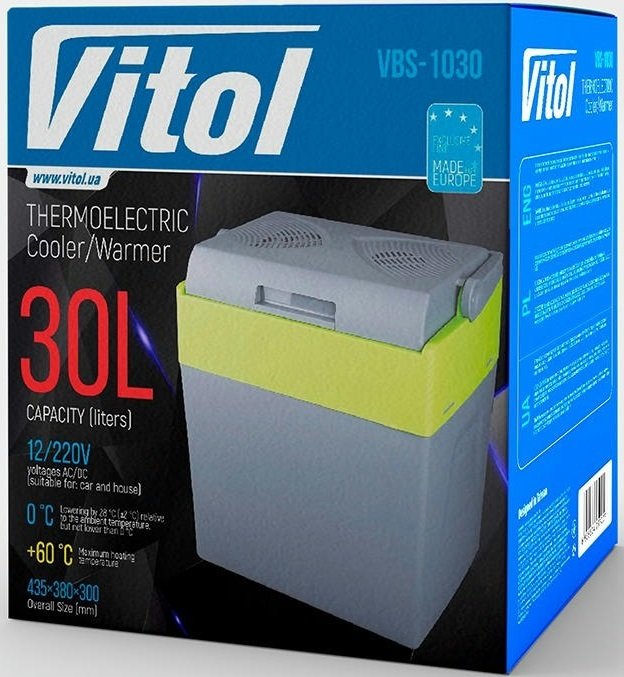 Холодильник автомобильный Vitol 30л (VBS-1030) фото 7