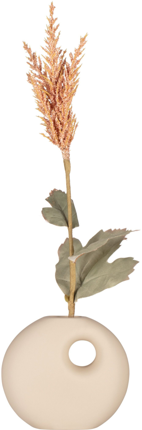 Ваза ARDESTO Capri, 14х12см, фарфор, бежевый (AR3809B) фото