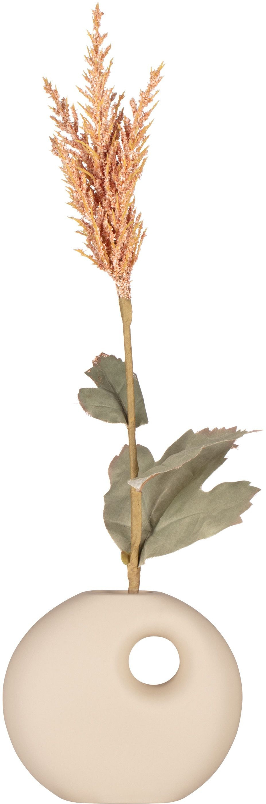 Ваза ARDESTO Capri, 14х12см, фарфор, бежевый (AR3809B) фото 5