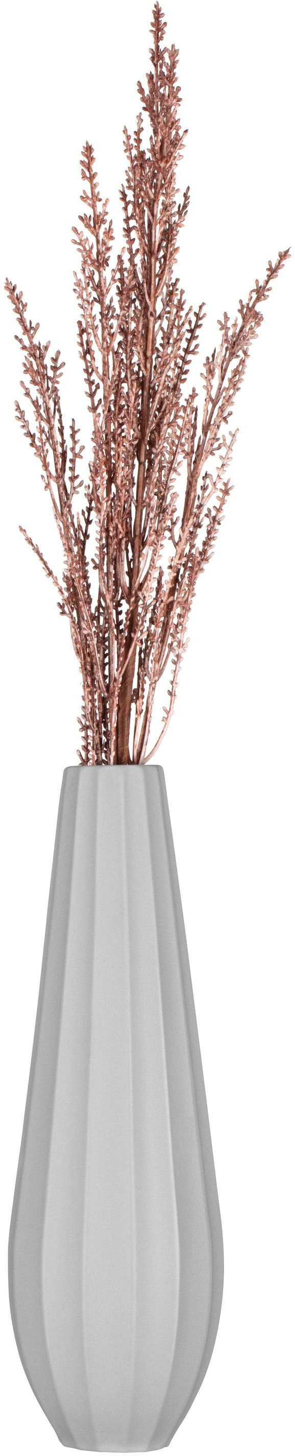 Ваза ARDESTO Molize, 8.5х27.5см, фарфор, серый (AR3810G) фото 5