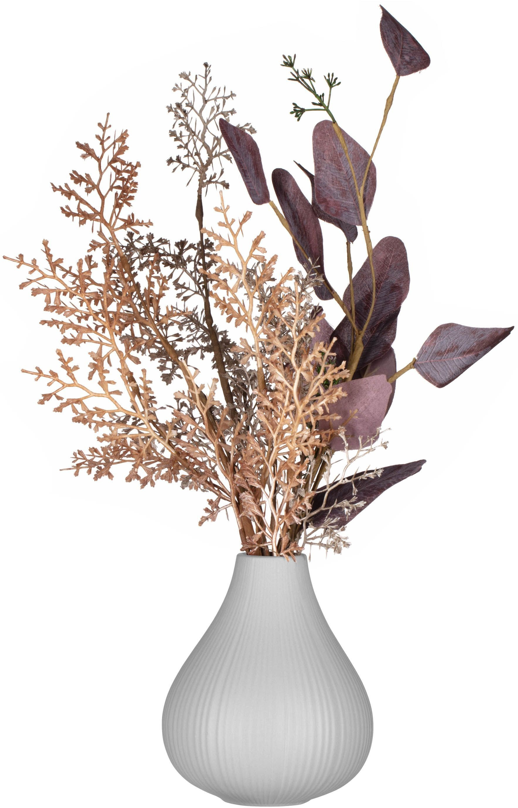 Ваза ARDESTO Lucca, 13х15.5см, фарфор, серый (AR3802G) фото 5