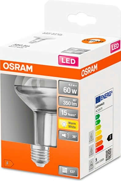 Лампа Osram Led E27 4.3Вт 2700К 350Лм R63 Star (4058075125988)фото2