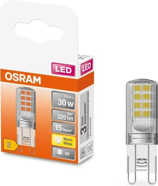 Лампа Osram Led G9 2.6Вт 2700К 320Лм PIN30 (4058075432338) фото 2