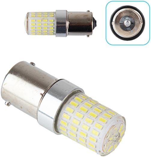 Лампа PULSO габаритна LED 1156 72SMD-3014 12-24V 2W 150lm White (LP-54325)фото2
