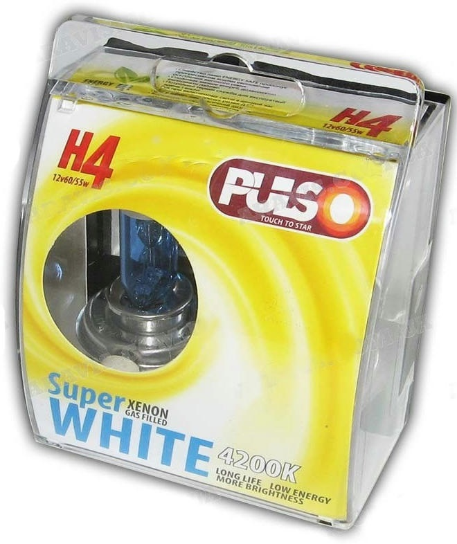 Лампи PULSO галогенні H4 P43T 12V 60/55W (LP-42651)фото2