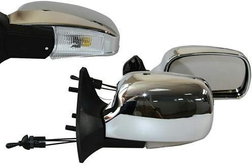 Дзеркало бічне Vitol Lada 04/05/07 LED Хром (ЗБ_3107П_CHR/LED)фото