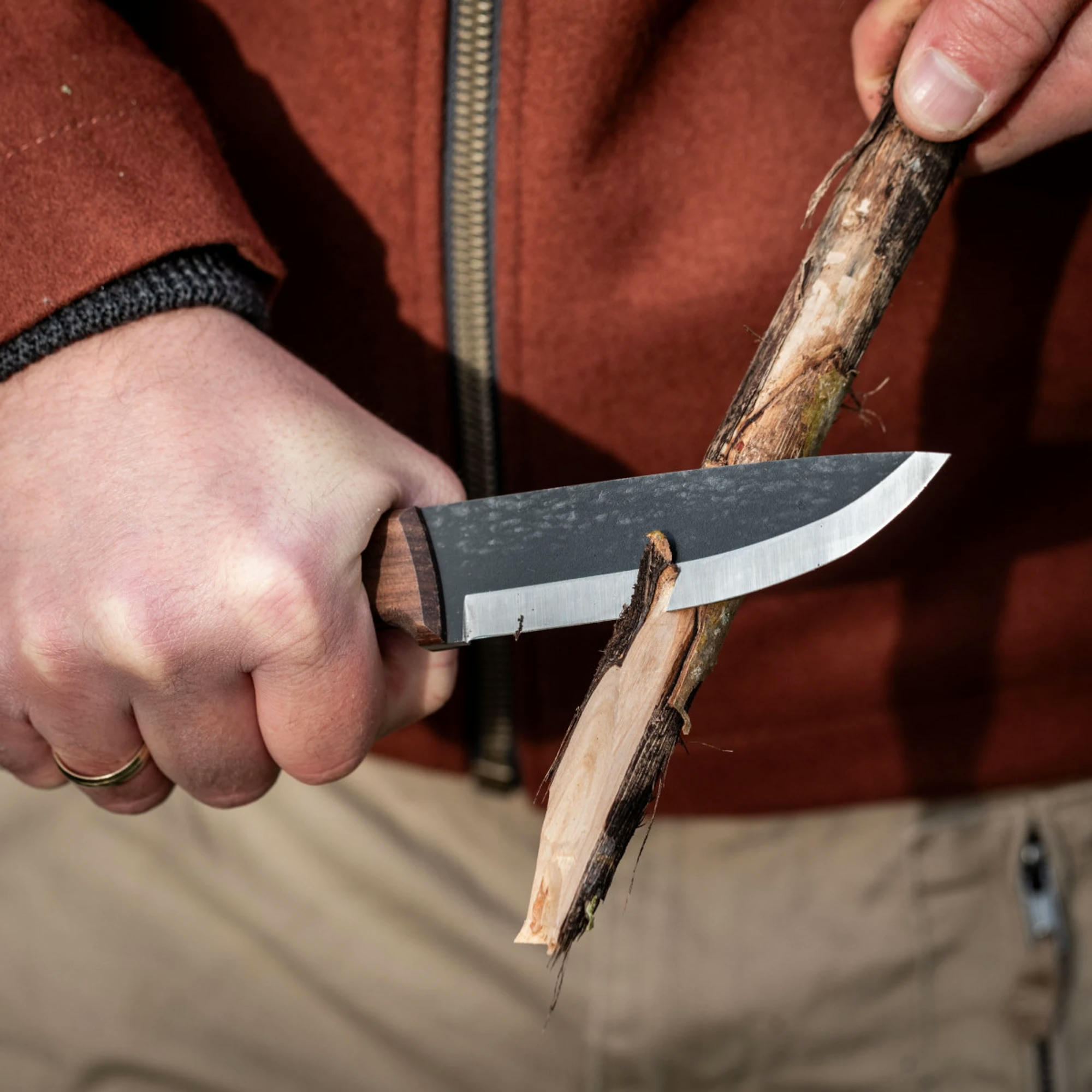 Нож туристический Petromax Bushcraft Knife 10,5 см фото 5